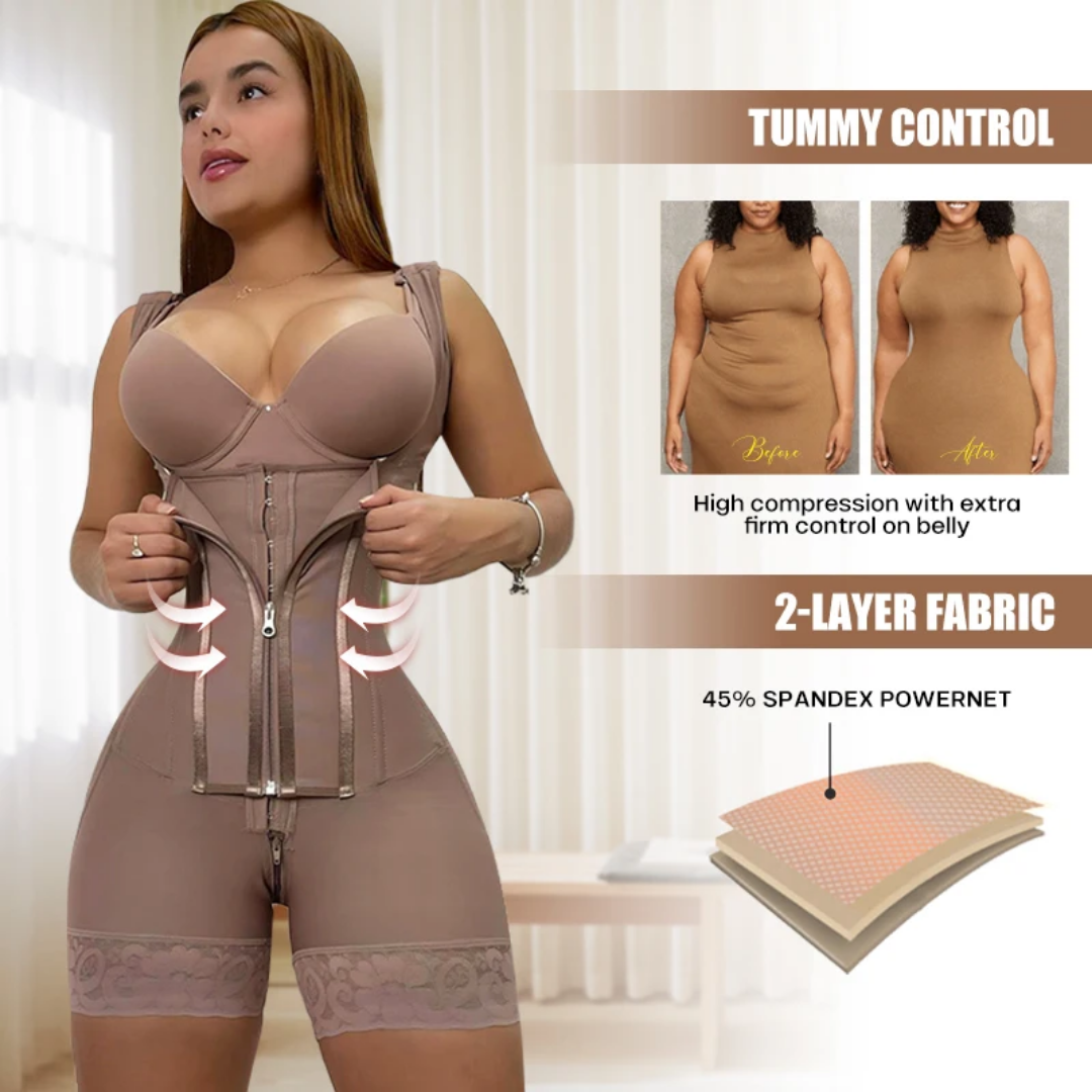 ShapeMe Zipper Waist & Thigh Shaper