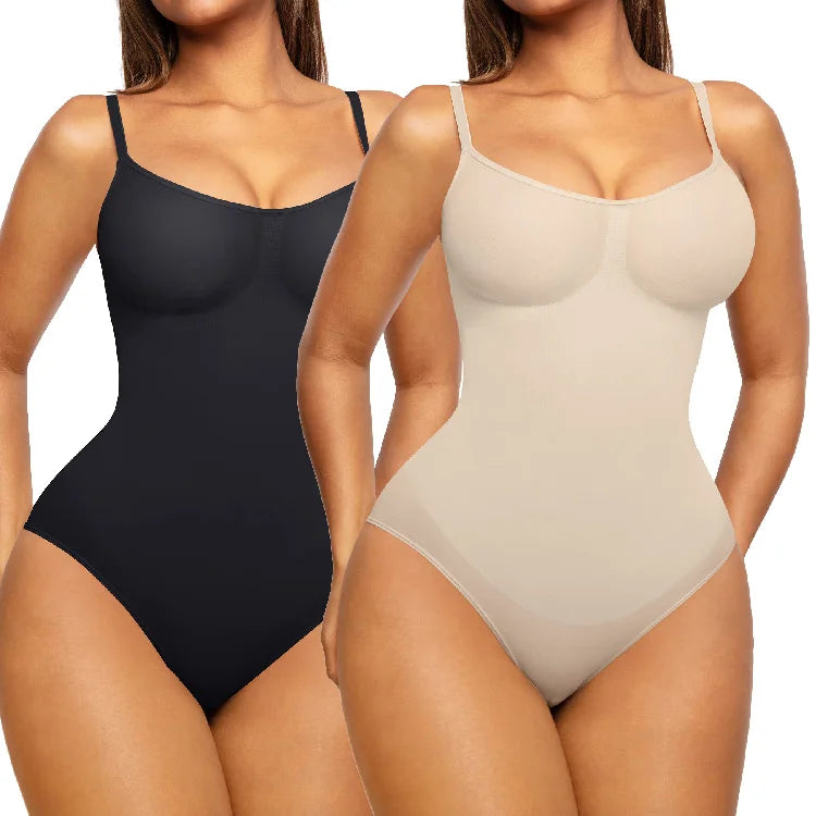 ShapeMe Comfort Fit Bodysuit – Adjustable Straps & No-Compression Bust