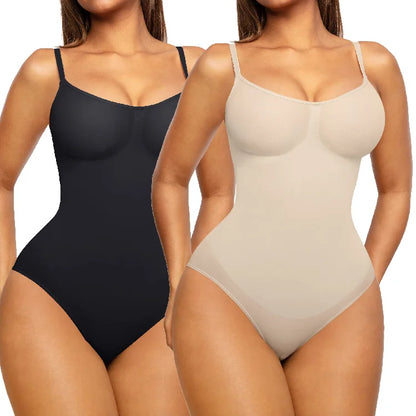 ShapeMe Comfort Fit Bodysuit – Adjustable Straps & No-Compression Bust